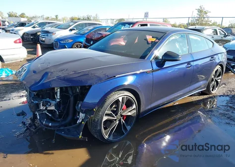 2024 Audi S5 Sportback Prestige Tfsi Quattro Tiptronic z USA, uszkodzony, nr VIN WAUB4DF5XRA092956